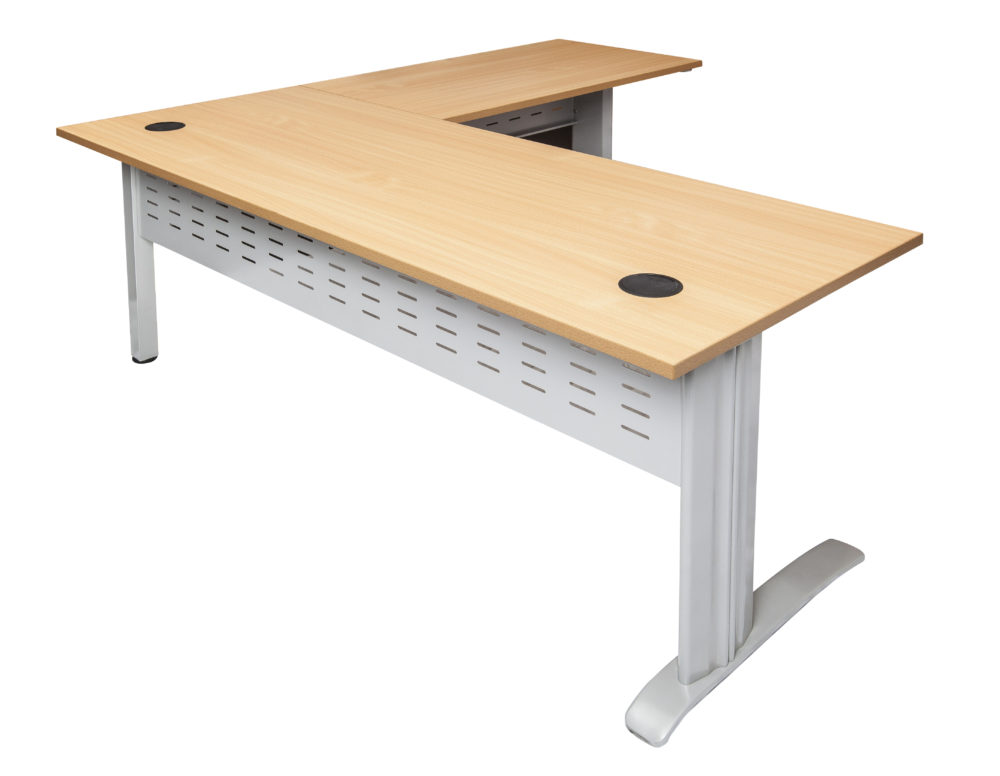 Rapid-Span-Desk-and-Return-1800-Desk-Beech-Span-Leg-Silver-RSDR1818-B-1-1000x776