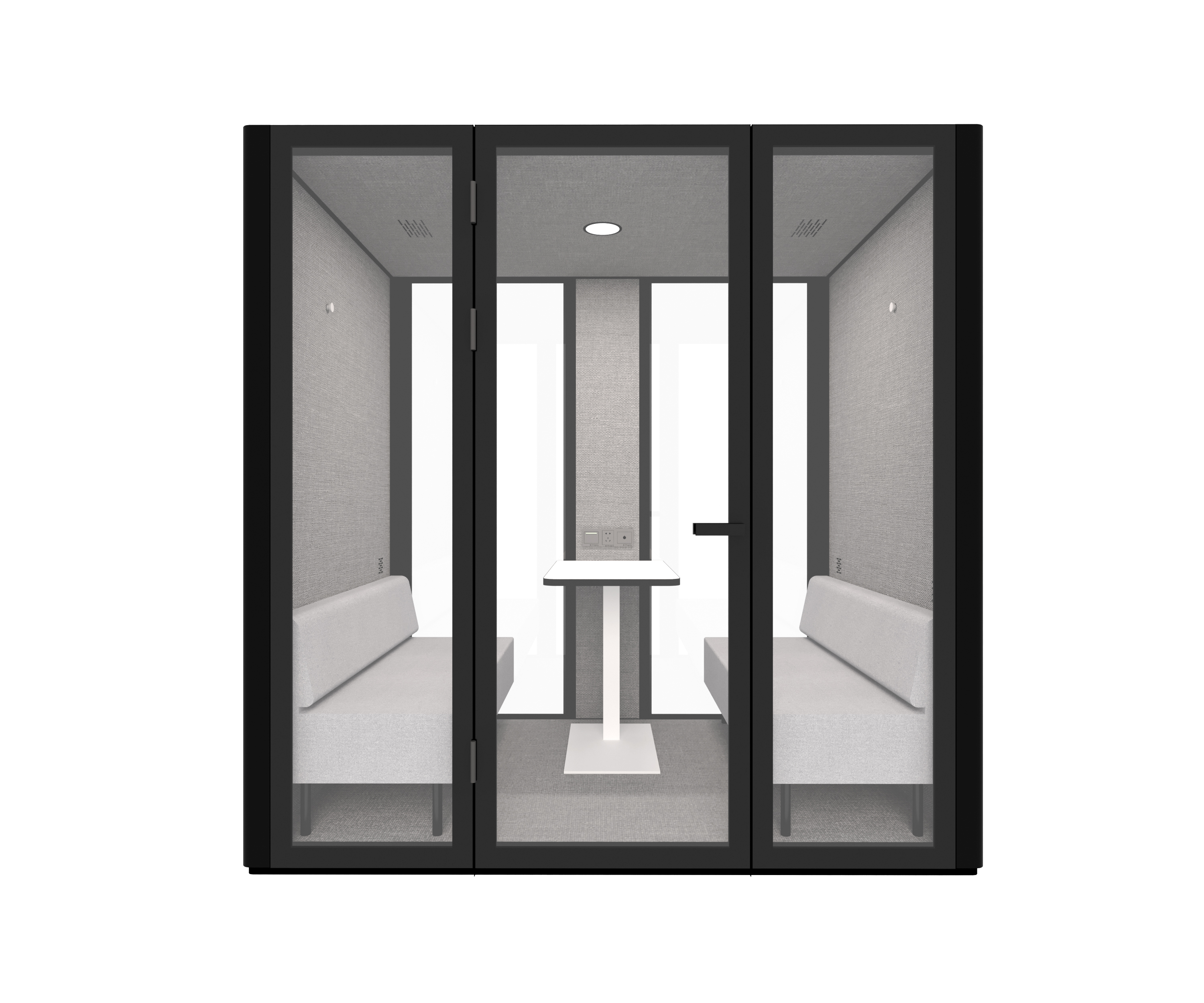 B.Quiet meeting pod front